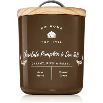 DW Home Farmhouse Chocolate Pumpkin & Sea Salt lumânare parfumată 264 g