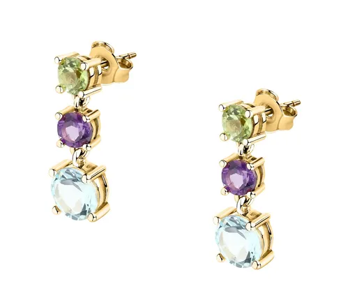 Morellato Cercei de lux placați cu aur cu zirconii colorate Tesori Eterni SAXN39