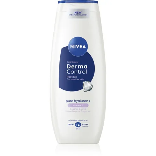 NIVEA Derma Control Restore gel de dus hidratant cu acid hialuronic 500 ml