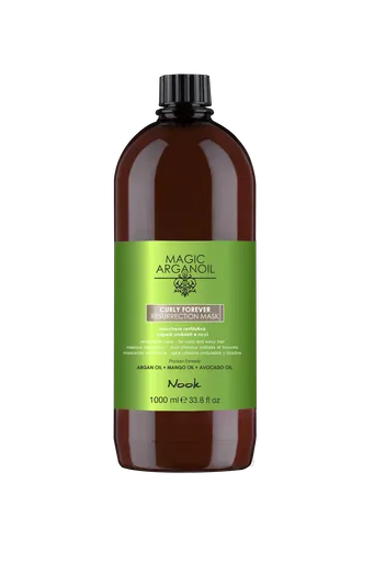 Masca Ultra-Regeneranta pentru Par Cret si Ondulat 1000ml - Nook Magic ArganOil Curly Forever Resurrection Mask