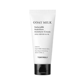 Tony Moly Cremă hidratantă pentru piele uscată și sensibilă Goat Milk Naturalth Nutrition (Moisture Cream) 80 ml