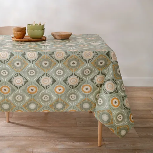 Față de masă cerată cu imprimeu de ceară