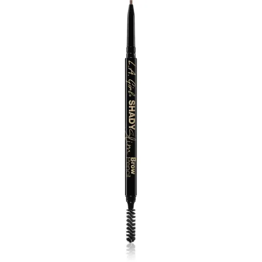 L.A. Girl Cosmetics Shady Slim creion pentru sprancene cu pensula culoare Auburn 0.08 g