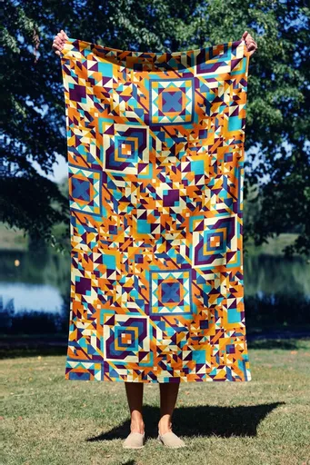 Prosop de plaja, L'essentiel Maison, Rug 70, 70x130 cm, Multicolor