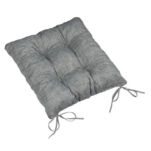 Pernă scaun Bellatex LADA matlasată Uni gri deschis, 40 x 40 cm