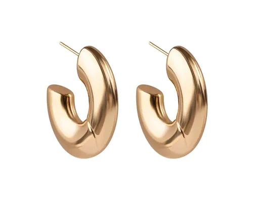 Marc Malone Cercei rotunzi, distinctivi, placați cu aur Drift MCE250344G