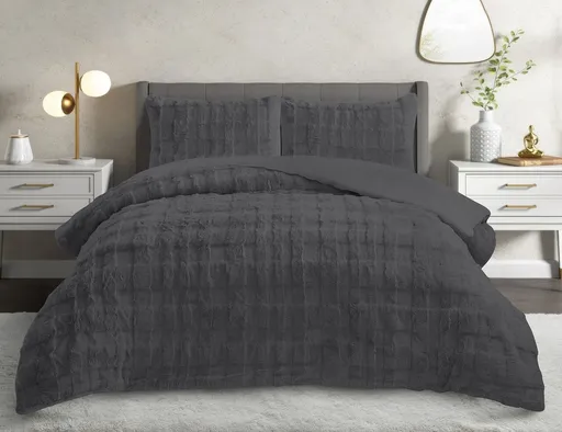 Set pilota si perna, L'essentiel Maison, Rabbit, Poliester, Antracit