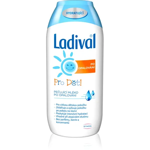 Ladival Kids lotiune regeneratoare dupa expunerea la soare pentru pielea bebelusului 200 ml
