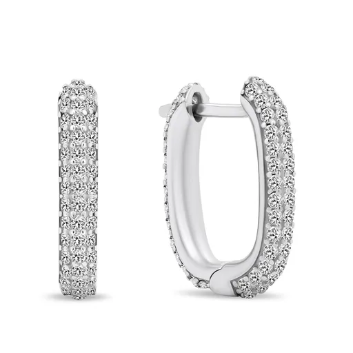 Brilio Silver Cercei sclipitori din argint cu zirconi EA369W