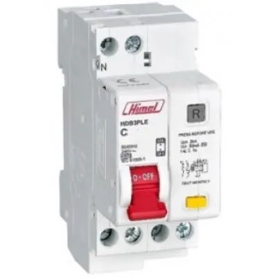 Disjunctor diferential RCBO HDB3PLE 1P+N C 16A/30mA 4.5kA Himel HDB3PLEC16