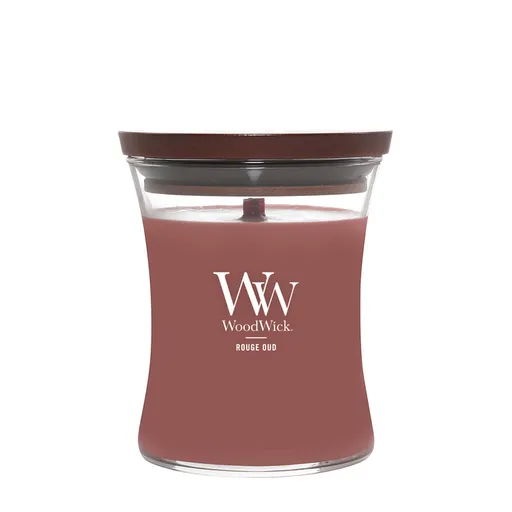 WoodWick Lumânare parfumată vază medie Rouge Oud 275 g