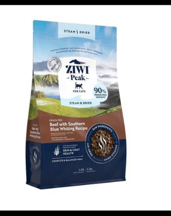 ZIWIPEAK Cat Steam &amp; Dried hrana pisici, cu vita 2,2 kg