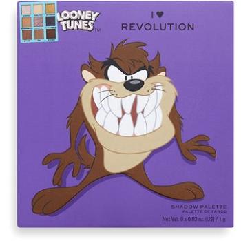 I HEART REVOLUTION Looney Tunes X Taz Mini Shadow Palette (5057566629737)