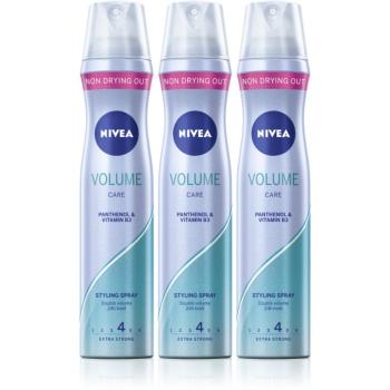 NIVEA Volume Care fixativ pentru volum maxim 3 x 250 ml
