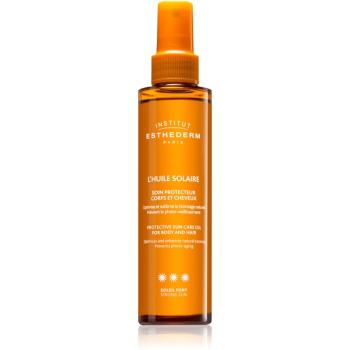 Institut Esthederm Adaptasun Sun Care Oil Extreme Sun ulei cu protectie solara pentru piele si par cu o protectie UV ridicata 150 ml