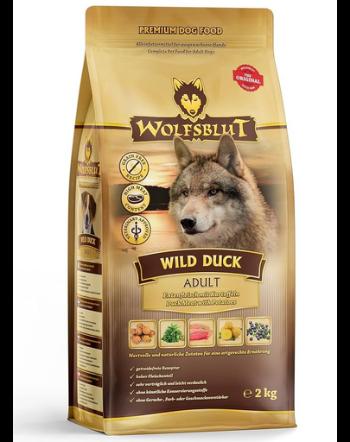 Hrana pentru caini de rasa mare WOLFSBLUT Wild Duck Large Breed Adult 12,5 kg cu rata