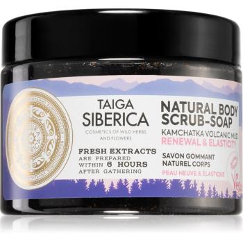 Natura Siberica Taiga Siberica Kamchatka Volcanic Mud gel de dus exfoliant pentru fermitate 300 ml