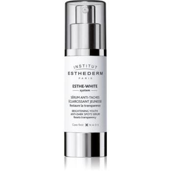 Institut Esthederm Esthe White Brightening Youth Anti-Dark Spots Serum er de albire intensiva pentru un aspect unitar al pielii 30 ml