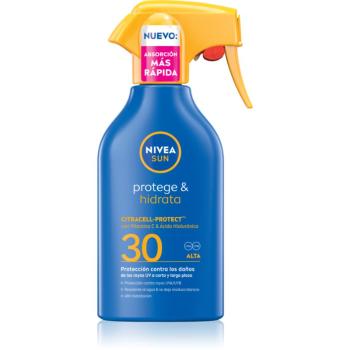 NIVEA SUN Protect & Moisture spray autobronzant hidratant SPF 30 270 ml