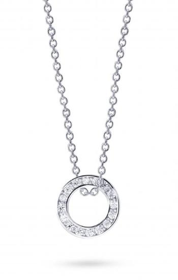 Cutie Jewellery Pandantiv rotund din aur alb Z3061-40-10-X-2