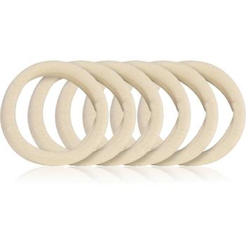 BrushArt Hair Band Elastice pentru par Beige 6 buc