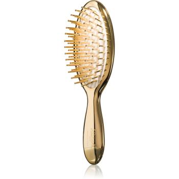 Janeke Gold Line Air-Cushioned Brush with Gold Pins perie de tip paletă 17,3 x 5 cm 1 buc