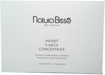 Natura Bissé Concentrat fermizant pentru îngrijirea pielii gâtului și decolteului, în fiole Inhibit (V-Neck Concentrate) 12 x 4 ml