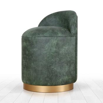 Taburet Luton Green, verde închis