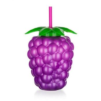 Recipient de plastic Banquet BLACKBERRY cu pai,800 ml, 