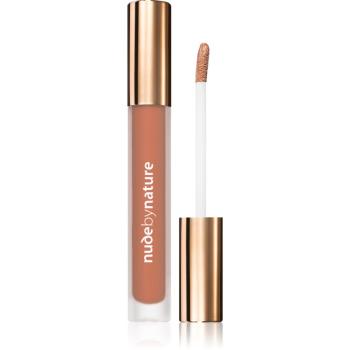 Nude by Nature Satin Liquid Lipstick ruj cremos cu finisaj satinat culoare 01 Sand 3,75 ml