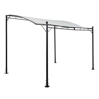 Blumfeldt Allure, pergola, adăpost, pavilion, 300 × 250 cm, poliester, bej deschis