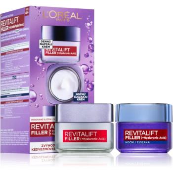 L’Oréal Paris Revitalift Filler crema anti rid de zi si de noapte cu acid hialuronic