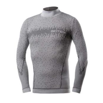 
                         Tricou de ciclism cu mânecă lungă - 3D TURTLENECK 
                