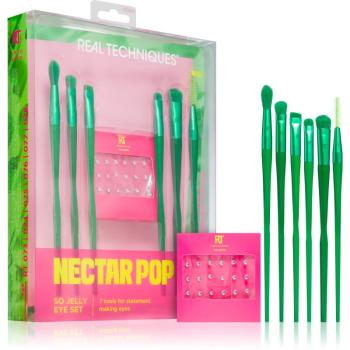 Real Techniques Nectar Pop set perii machiaj pentru ochi și sprâncene