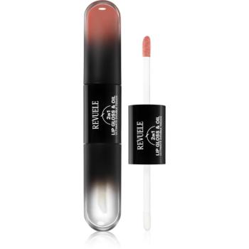 Revuele 2IN1 Lip Gloss & Oil lip gloss 2 in 1 culoare 06 7 ml