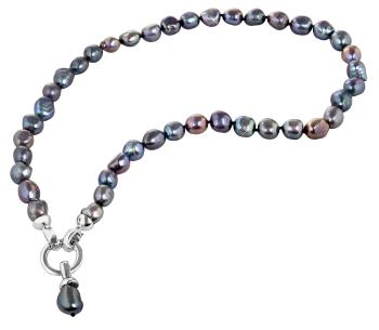 JwL Luxury Pearls Colier cu perle albastre metalice autentice JL0561