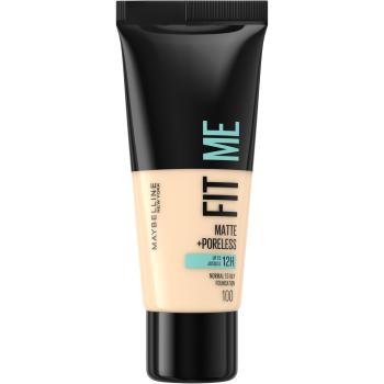 MAYBELLINE NEW YORK Fit me Matte + Poreless make-up 100 Warm Ivory 30 ml