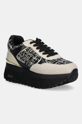 Tenisky Liu Jo LIU JO MAXI WONDER PLUS 01 béžová farba, BF5011PX686S3833