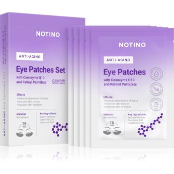 Notino Anti-Aging Bio-Cellulose Eye Patches Set with Coenzyme Q10 and Retinyl Palmitate Masca pentru ochi impotriva ridurilor zona ochilor