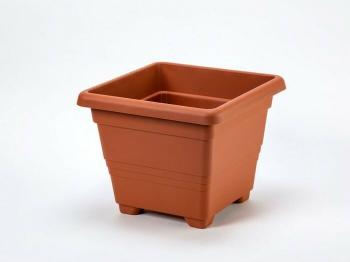 Plastia Ghiveci de flori Begonia 60 x 60, maro, maro