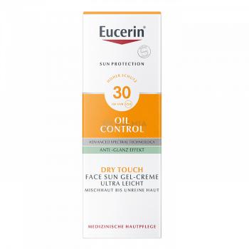 Eucerin Sun Oil Control SPF30 napozó gél-krém arcra 50 ml