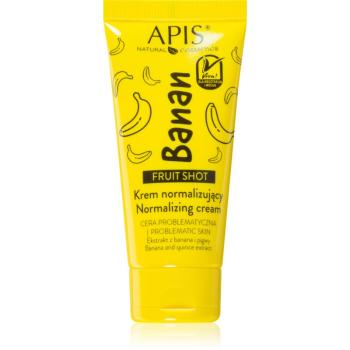 Apis Natural Cosmetics Fruit Shot Banana crema de zi si de noapte pentru pielea problematica 50 ml