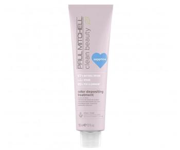 Paul Mitchell Mască de păr Clean Beauty Sapphire (Color Depositing Treatment) 150 ml