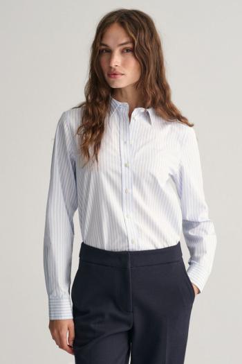 ING GANT REG POPLIN STRIPED SHIRT LIGHT BLUE