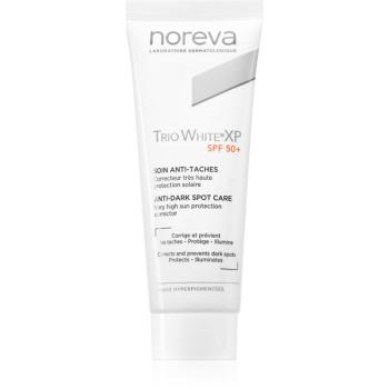 Noreva Trio White XP Anti-Dark Spot Care SPF 50+ crema de soare pentru fata impotriva petelor SPF 50+ 40 ml