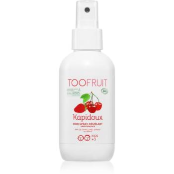 Toofruit Detangling Spray spray pentru par usor de pieptanat pentru copii Strawberry Cherry 125 ml