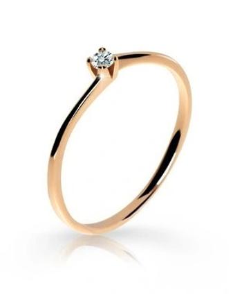 Cutie Jewellery Zásnubný prsteň z ružového zlata Z6717-2943-10-X-4 54 mm