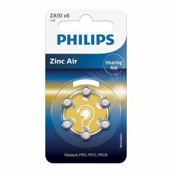 Baterii pentru aparate auditive Philips ZA10 1,4 V