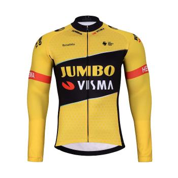 
                         Tricou de cilism pentru iarnă cu mânecă lungă - JUMBO-VISMA 2024 WNT 
                