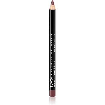 NYX Professional Makeup Slim Lip Pencil creion de buze cu trasare precisă culoare 809 Mahogany 1 g